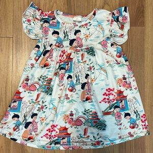 Cherry Blossoms in China Tunic Top